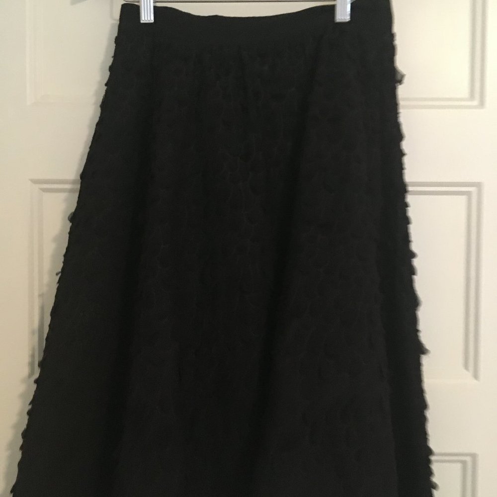 Catherine Malandrino black textured skirt - size 4